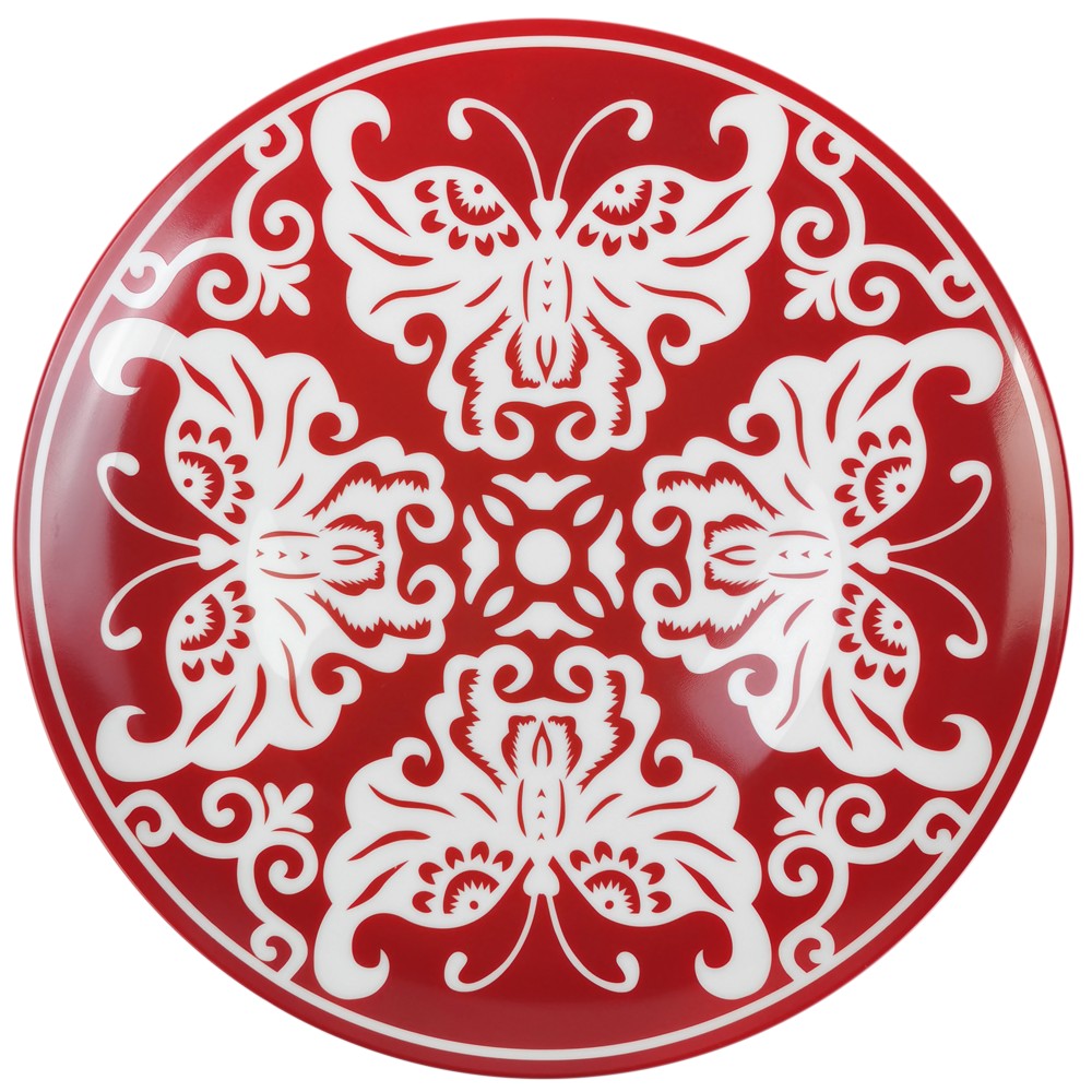 Plato llano Home de porcelana de 10.5 pulgadas
