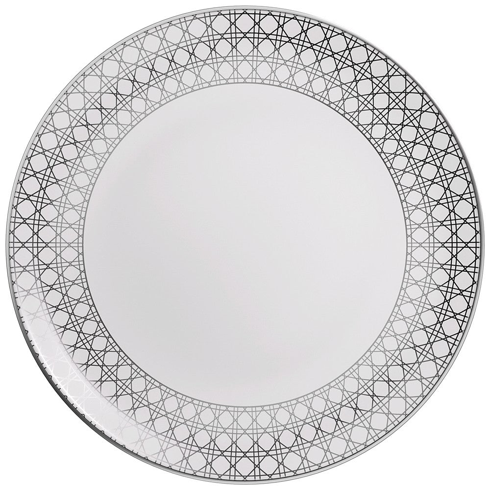 Plato llano Home de porcelana de 12 pulgadas