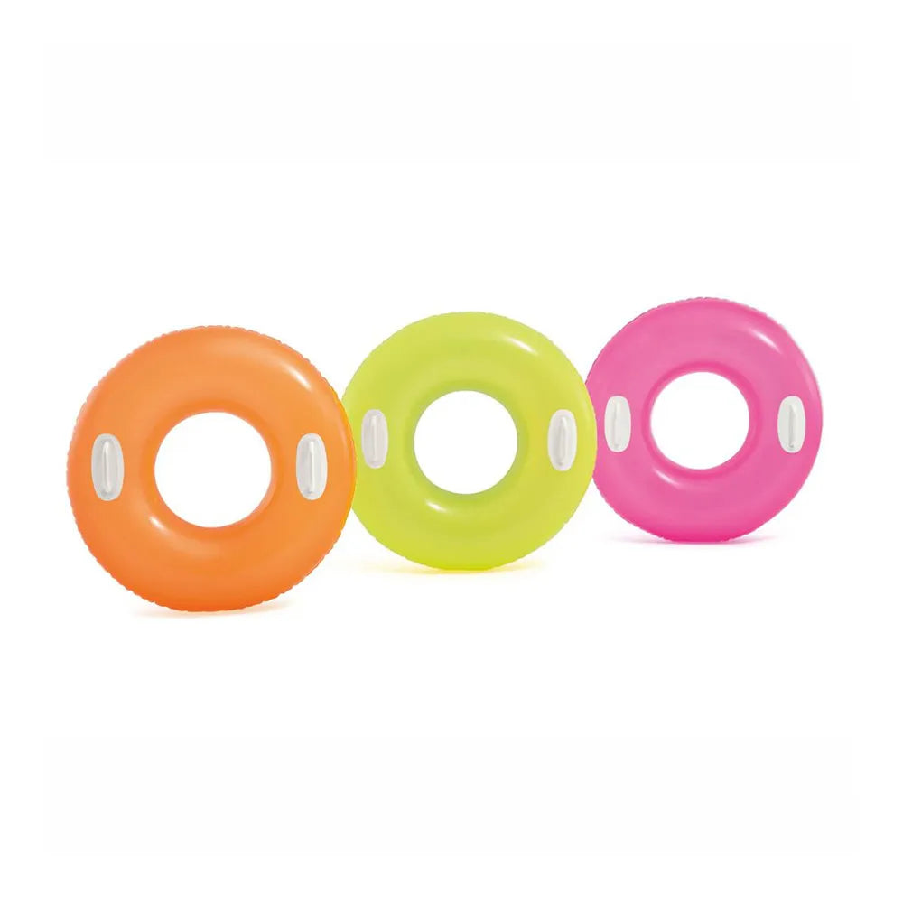 Flotador de Aro Intex Hi Gloss Con Agarre 76 cm - Surtido