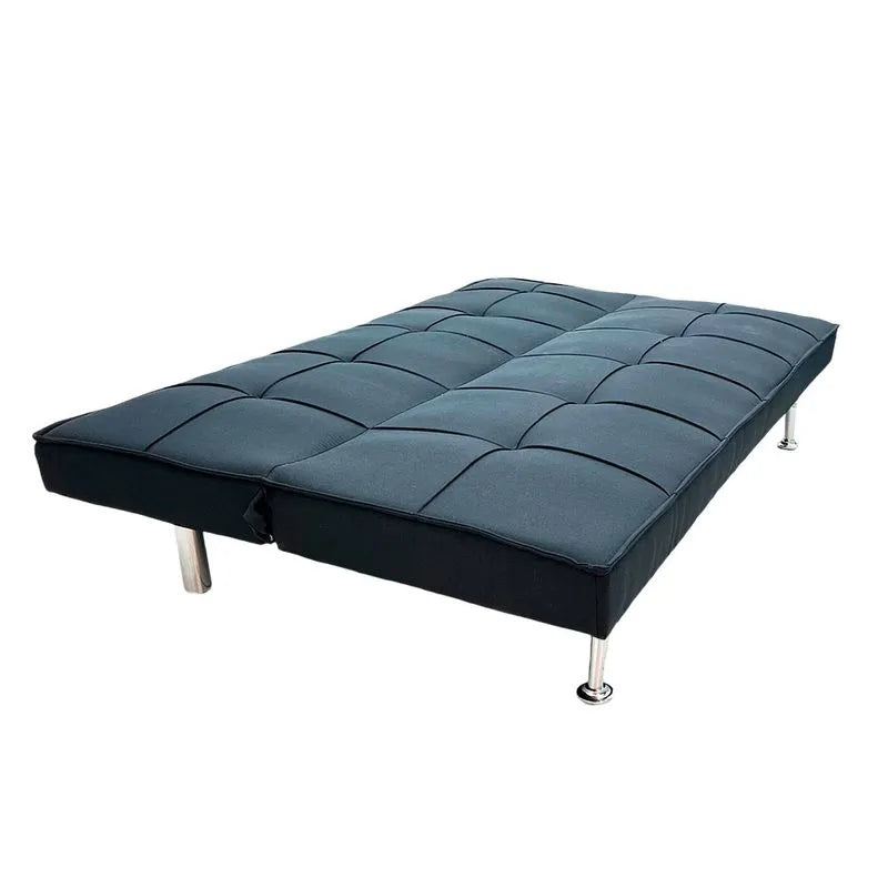 Sofacama Elements Furniture De Tela/Patas De Metal-Negro