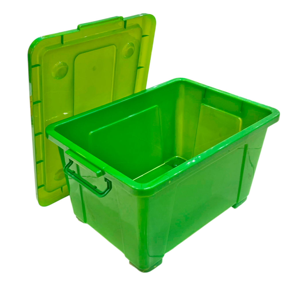 Caja Plástica 50Lt Color Solido / Surtido