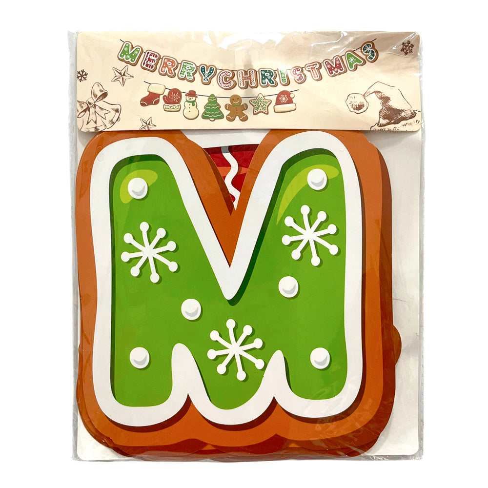Letras Colgante Merry Christmas 21 Piezas - Christmas Elegance
