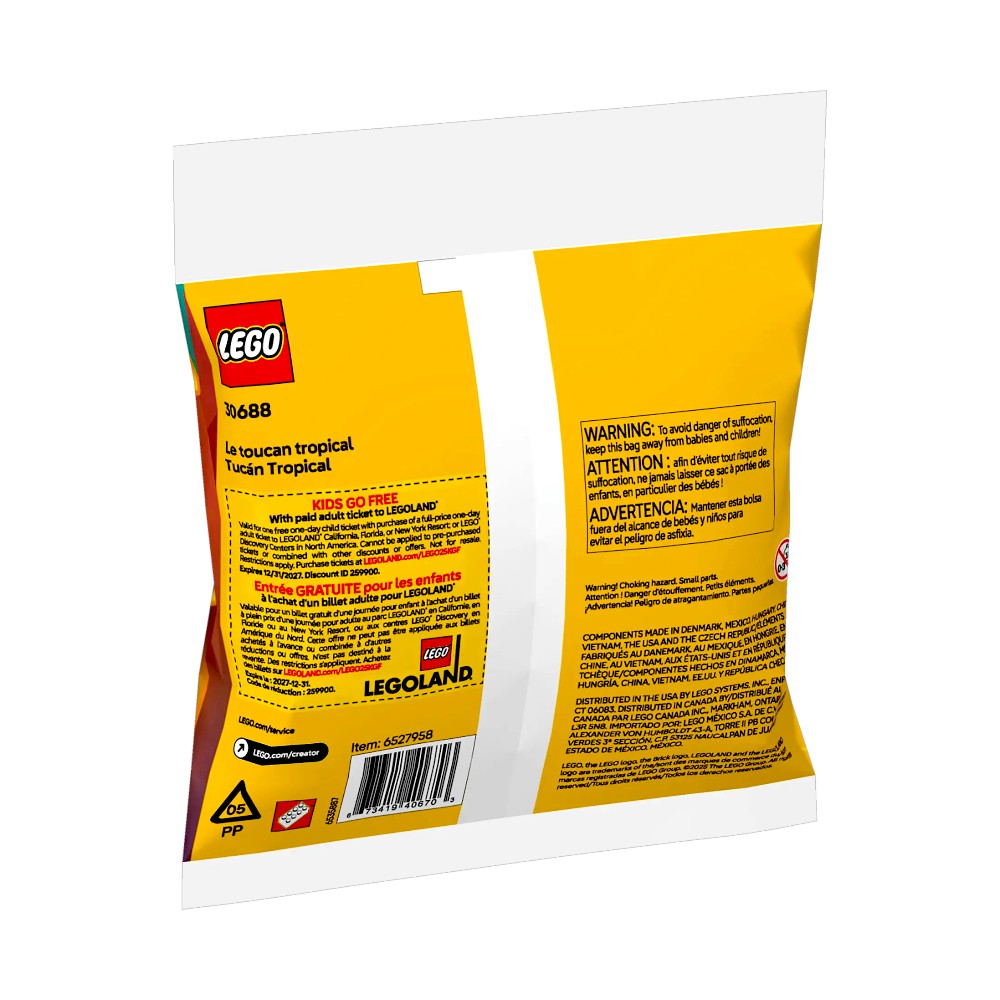 Bloques LEGO Tucán Tropical