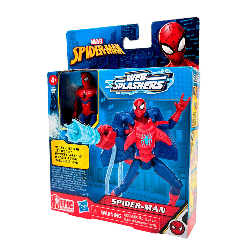 Figura Spider Man Agua Web Warriors Surtido
