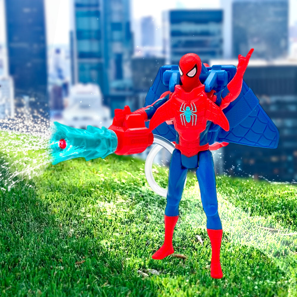 Figura Spider Man Agua Web Warriors Surtido