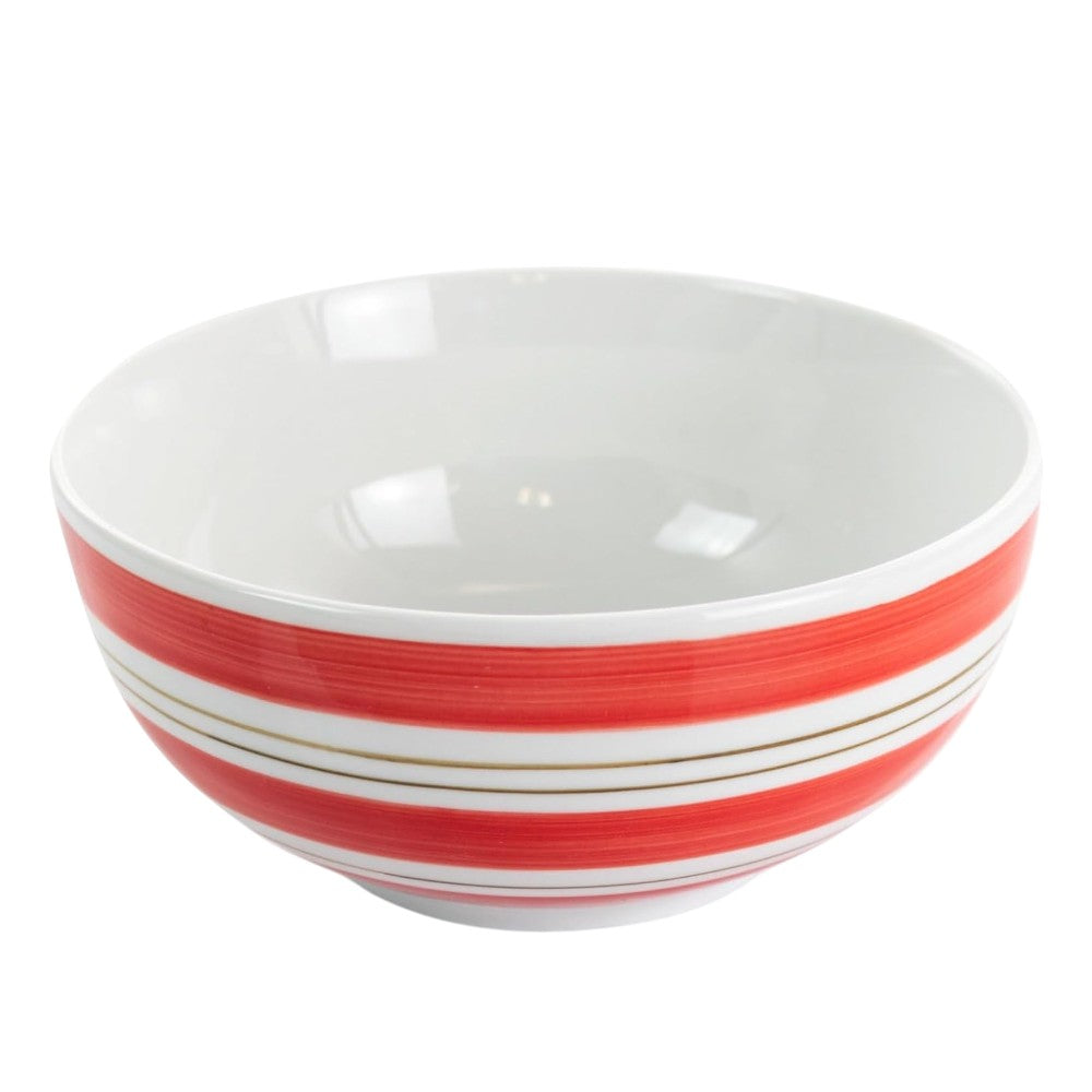 Vajilla de Cerámica Gibson Sunset Stripes – 12 Piezas / Estampado