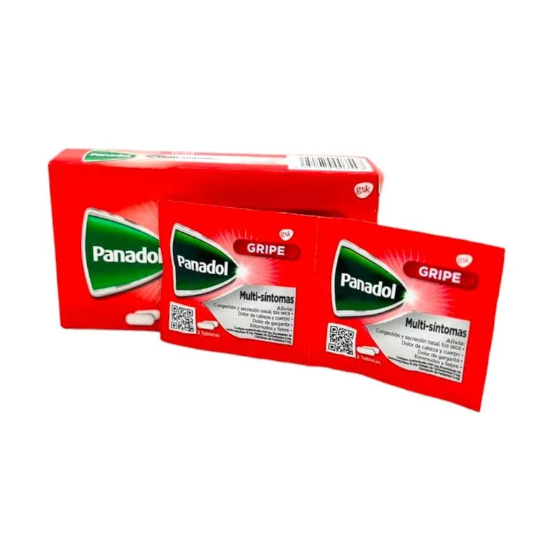 Panadol Gripe Multi-Síntomas 16 Tabletas