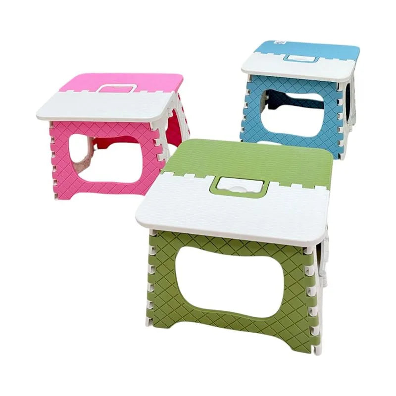 Banco Plástico Plegable Home 23 X 27 X 22 Cm - Surtido