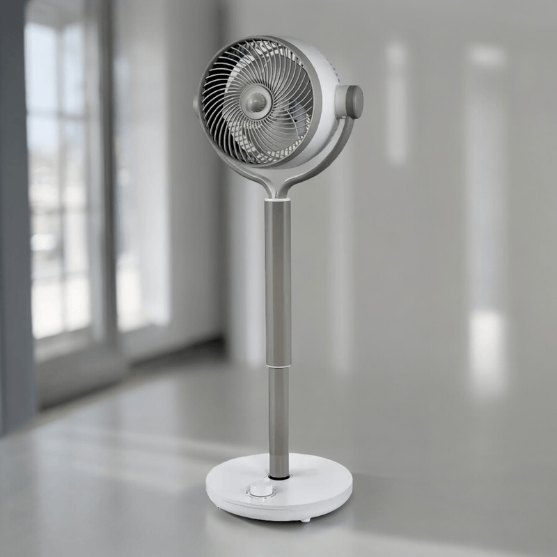 Abanico de Pedestal Sankey 2 en 1 - Gris