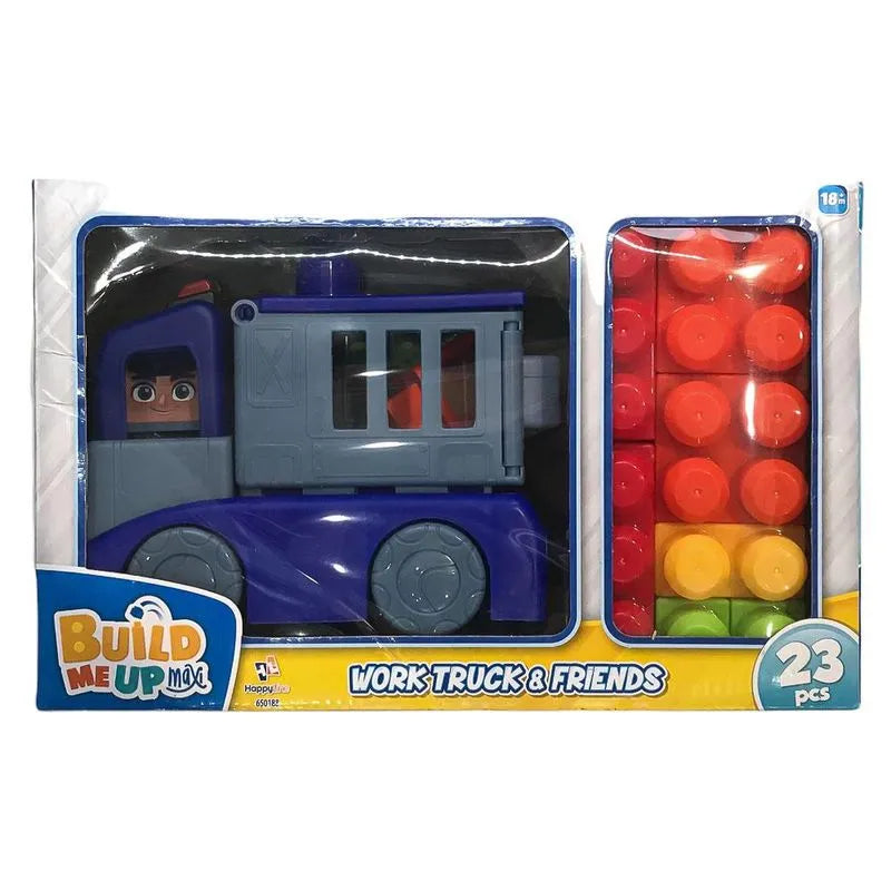 Block Build Me Up Maxi 2 City Car Set 35 Piezas