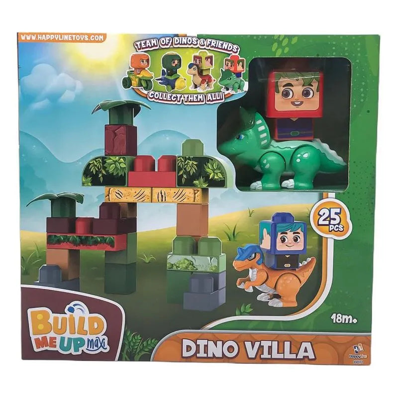 Block Build Me Up Maxi Set Dinosaurio 25 Piezas - Surtido