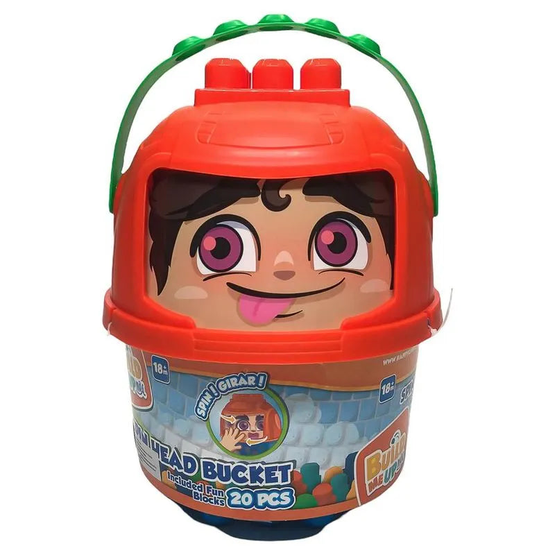 Block Maxi Head Spinner Build Me Up Maxi 20 Piezas - Surtido