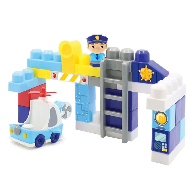Bloques Build Me Up Maxi Estación de Policía 32 Piezas