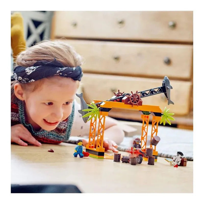 Bloques Lego City Desafío Acrobático Ataque Del Tiburón