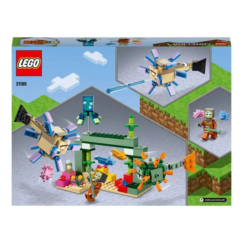 Bloques Lego Minecraft Batalla Contra el Guardián –