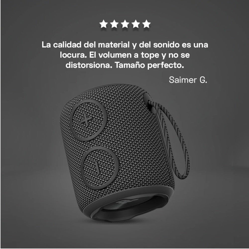 Bocina Portátil Cubitt Power Go / Obsidian Black / IPX7