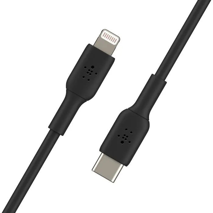 Cable Usb-C Belkin Lightning 1Mts Blk