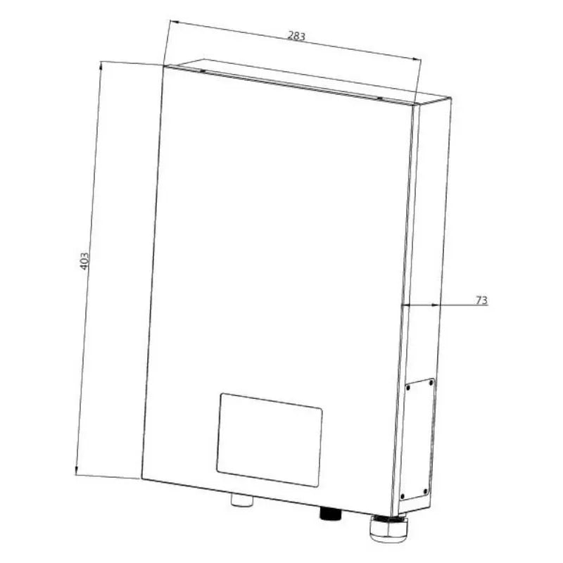 Calentador de Agua Drija Eléctrico 21.5 Litros/14KW