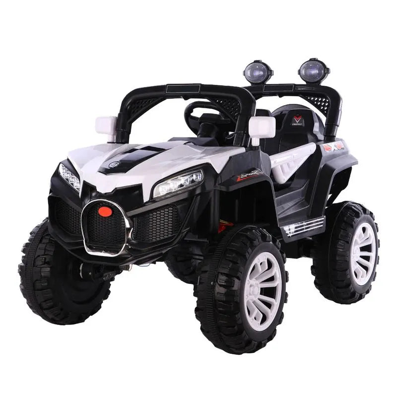 Carro Jeep Recargable de 35 Watts 12 Voltios Blanco