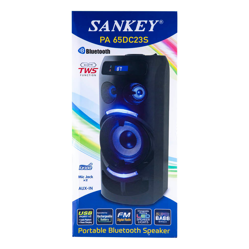 Bocina Sankey Recargable Con Amplificador 15"