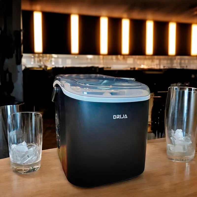 Fabricador de Hielo Drija de 12Kg Negro