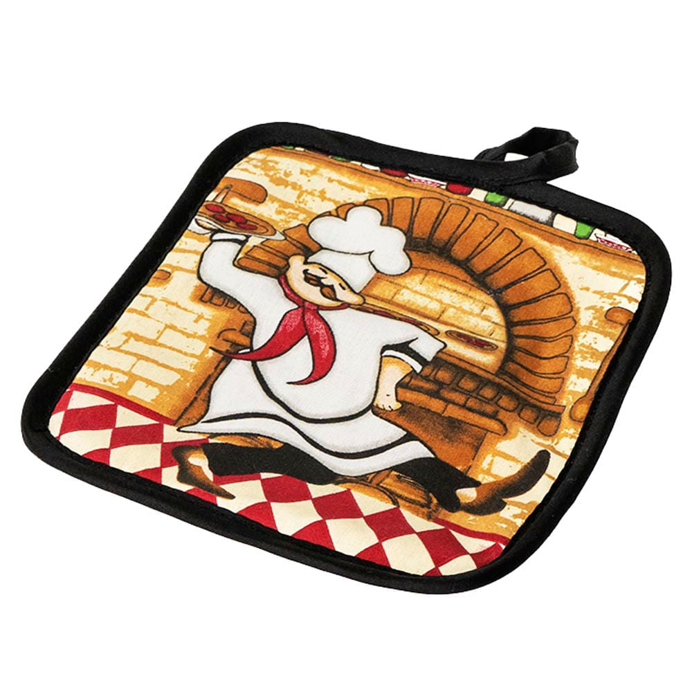 Agarrador De Olla Estampado Chef