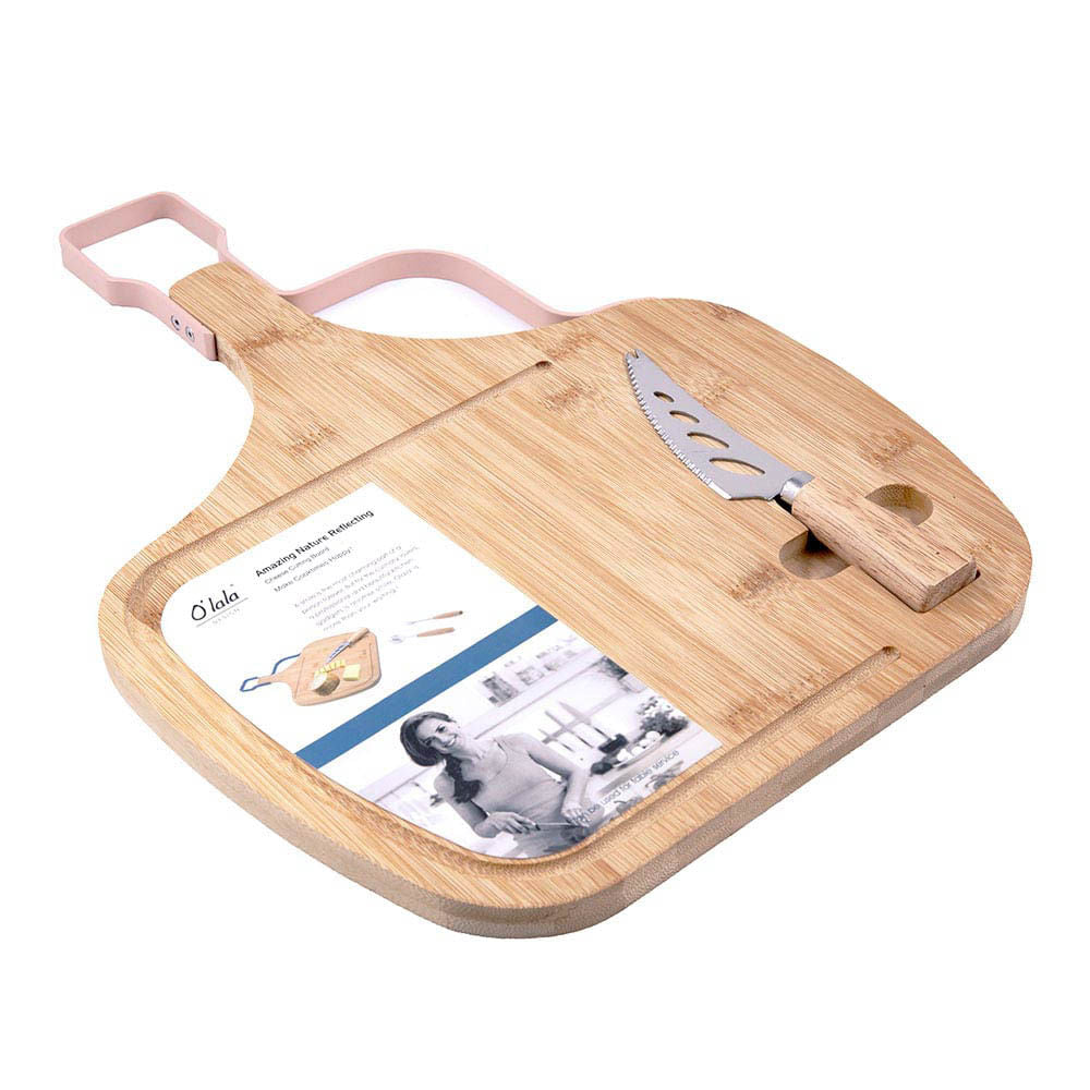 Tabla De Picar Olala De Bambú Para Quesos