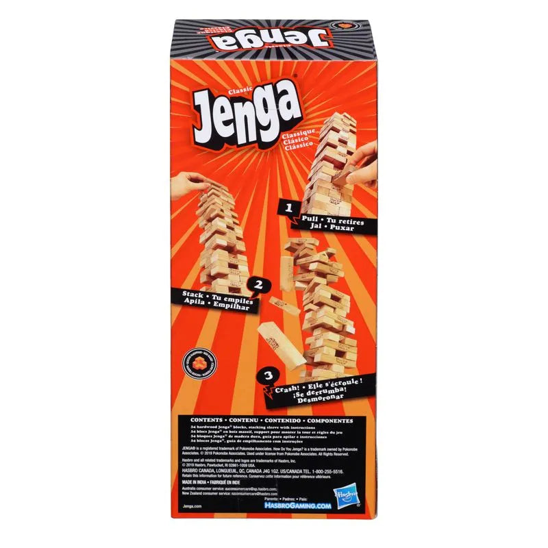Juego De Mesa Jenga Hasbro Clásico