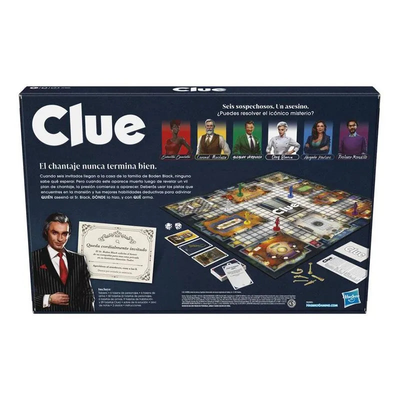 Juego de Mesa Clue Hasbro Games