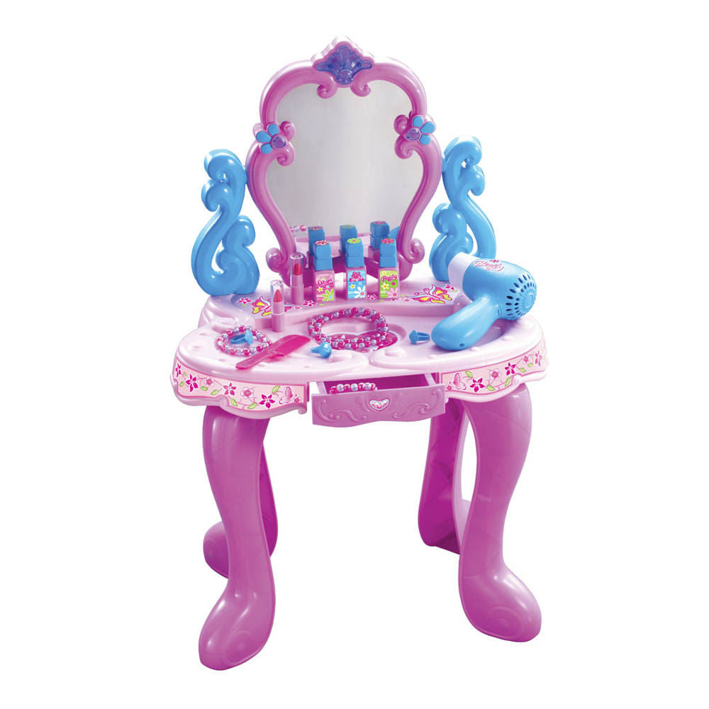 Juego De Mesa De Belleza Con Música y Espejo