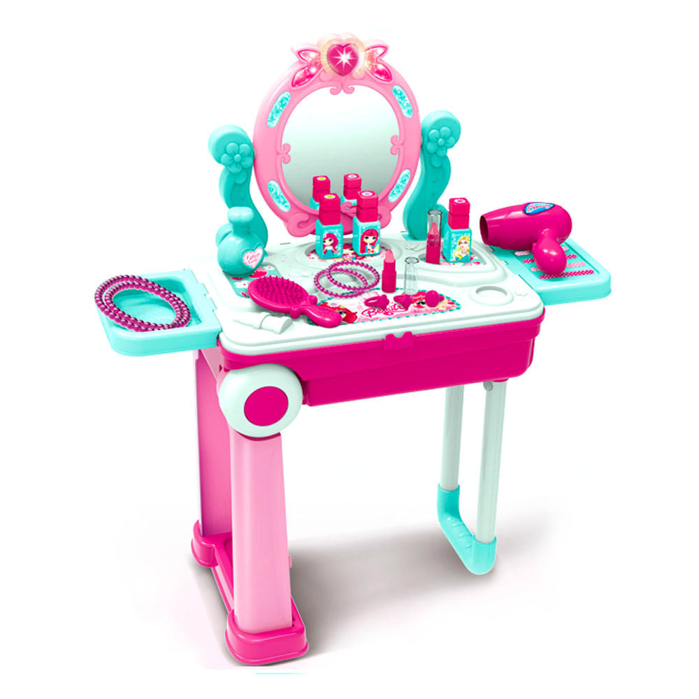 Juego De Mesa De Belleza Con Música y Espejo