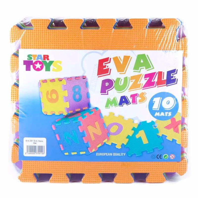 Star Toys Alfombra Rompecabezas De Foami Números Premium 10 Piezas