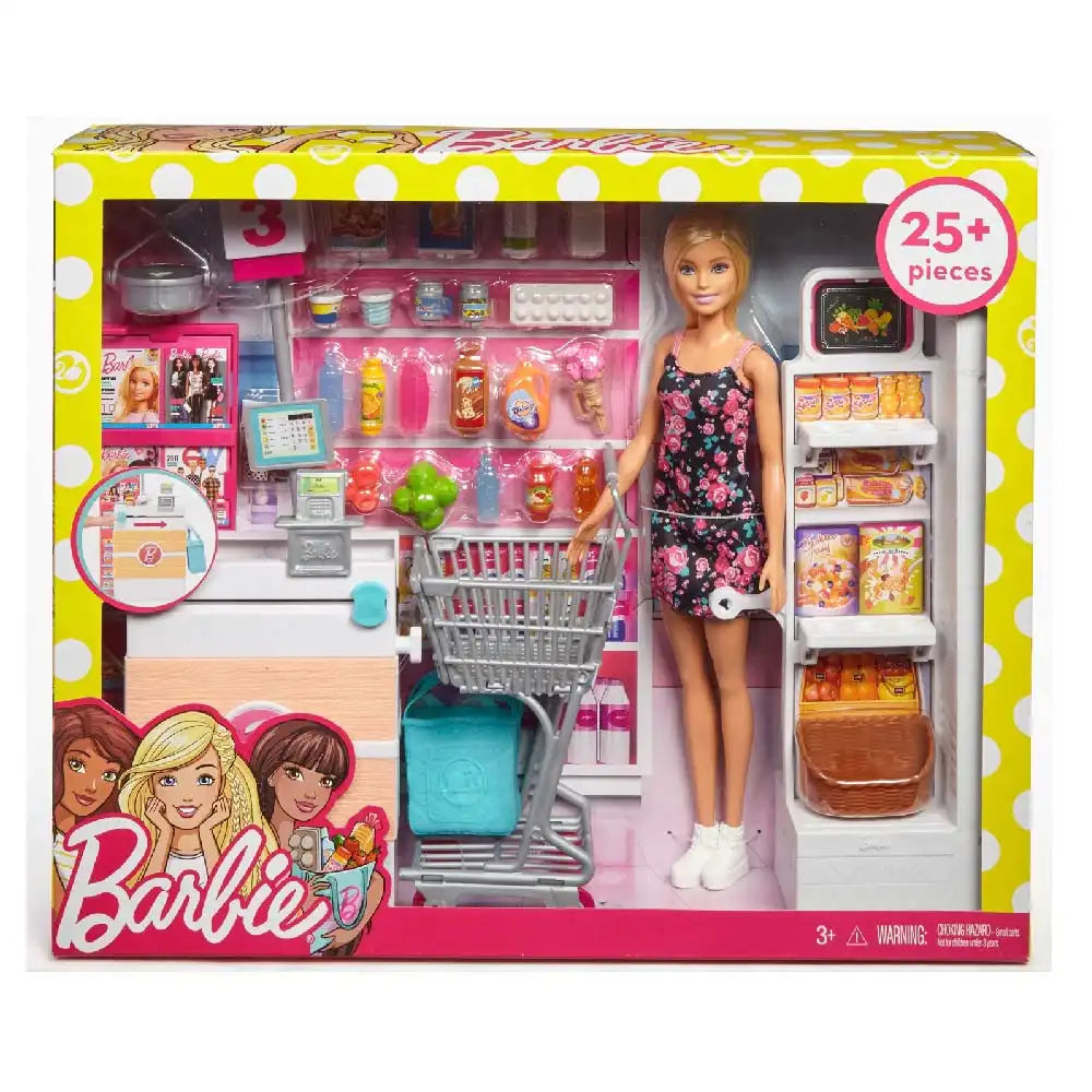 Muñeca Barbie Supermercado