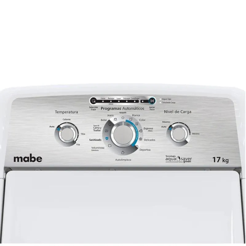 Lavadora Semi-Automática Mabe 17Kg / Blanca