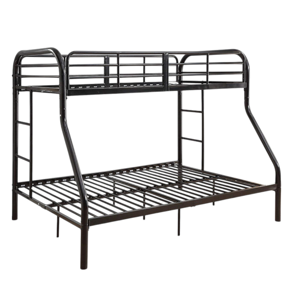Camarote Twin/Full Elements Furniture Negro De Metal