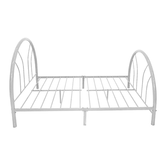 Cama Full Elements Furniture Blanca De Metal
