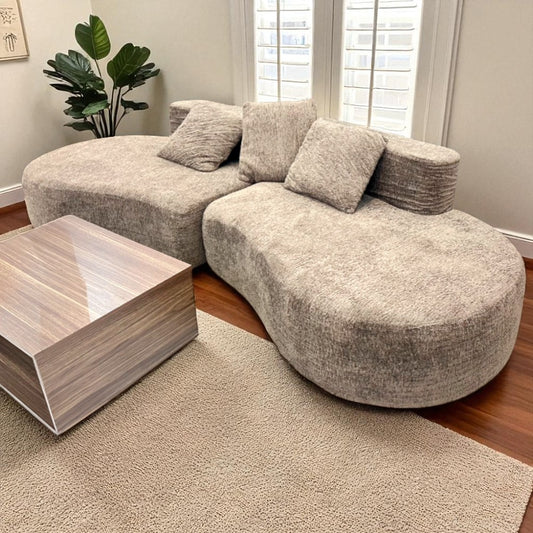 Juego De Sala 4 Puestos Brown Elements Furniture