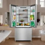 Refrigerador Nisato de 16.5 Pies Cúbicos / French Door / Silver