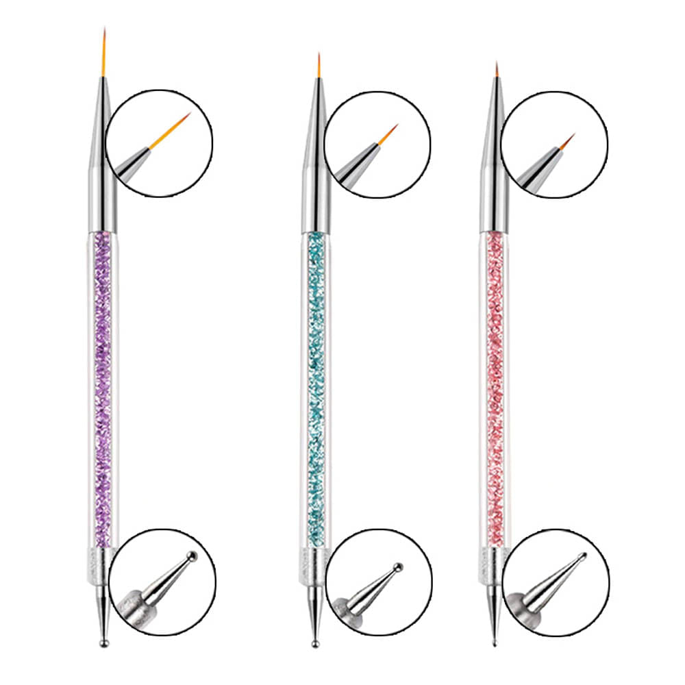 Pinceles De Manicura Stay Beautiful 3 piezas