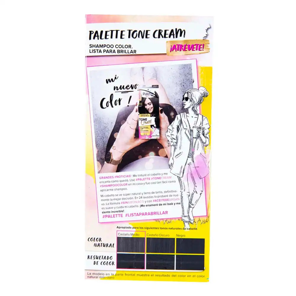 Tinte Palette Tone Cream Negro 113