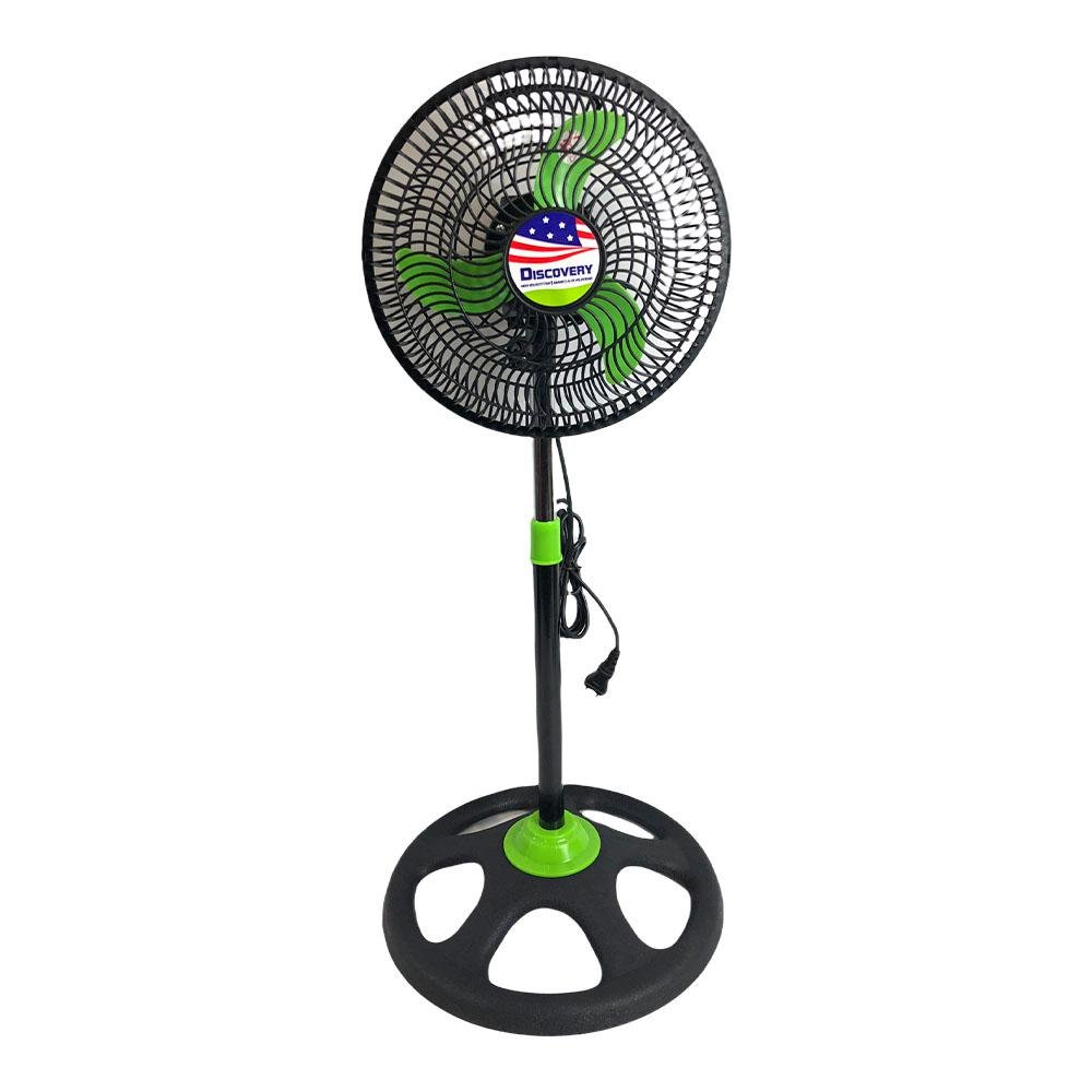 Abanico de Pedestal Discovery Neogreen 10"