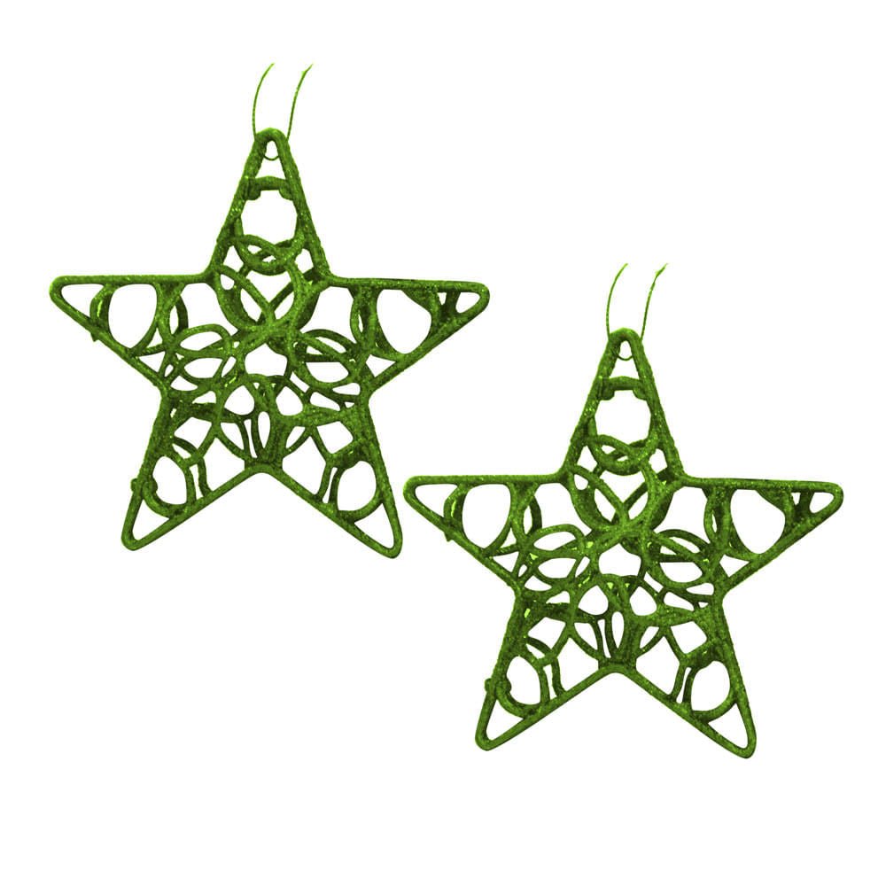 Adorno de Navidad Miró Christmas Estrella 2 Piezas