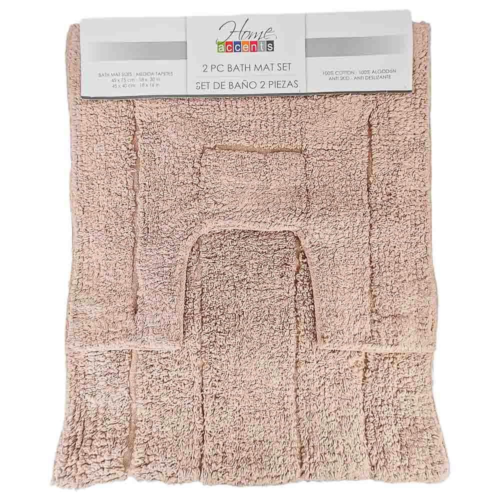 Alfombra de Baño Home Accents Set de 2 Piezas - Camel