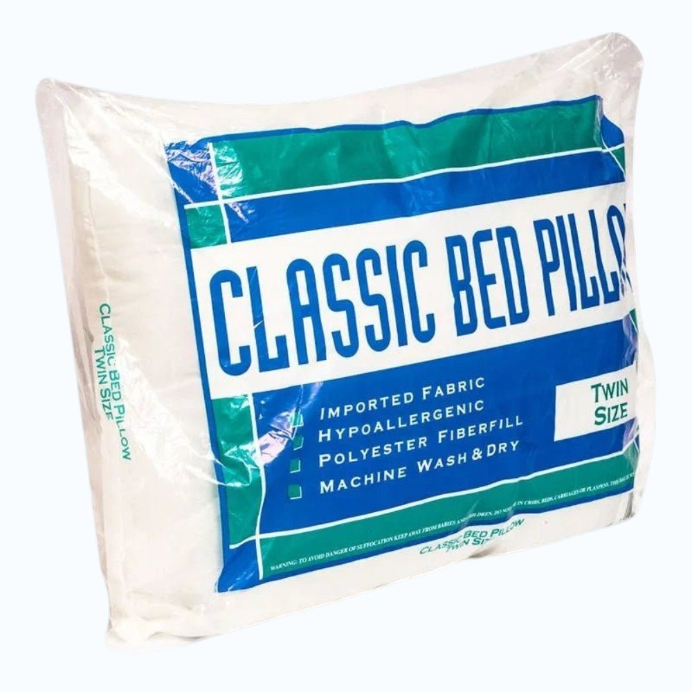 Almohada Classic Bed Pillow - Blanca Individual / 45 x 60 cm - Classic Bed Pillow - Titan.com.pa - 7401058001415