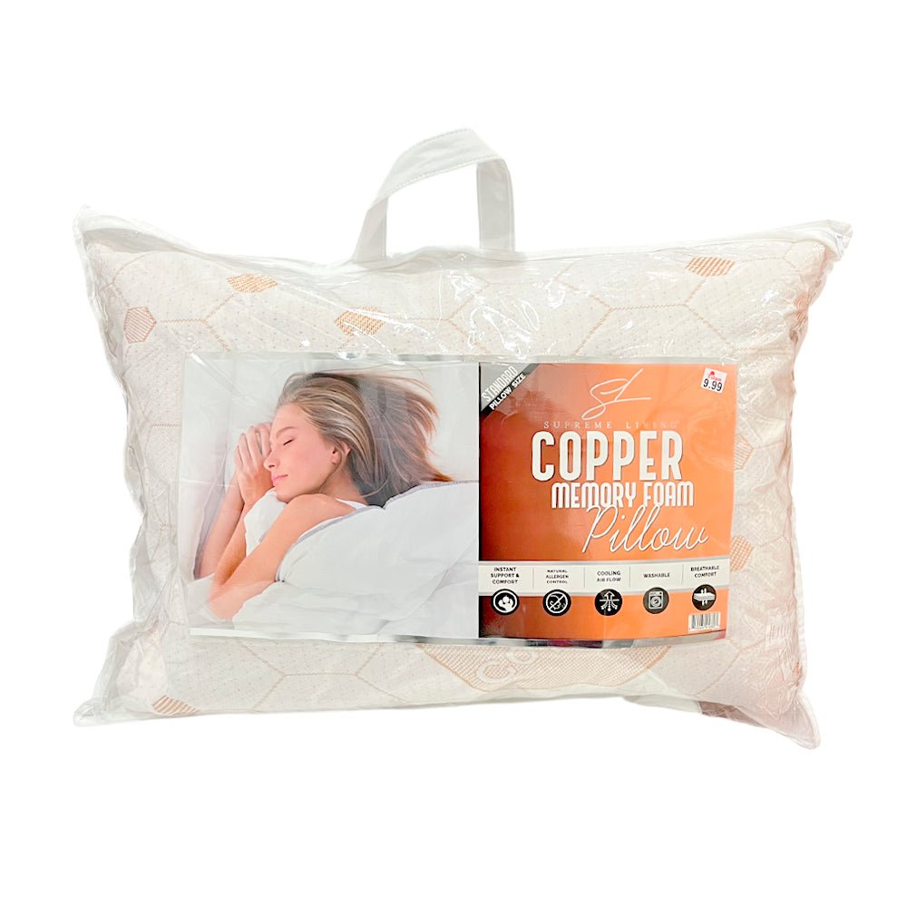 Almohada Memory foam Supreme Living Copper Standard - Supreme - Titan.com.pa - 810065416803