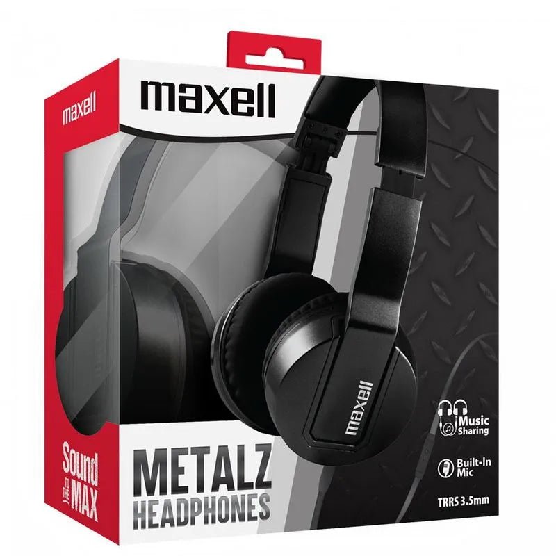 Audífonos Maxell Solid2 Metalz Sms10 Obsidian - Maxell - Titan.com.pa - 25215493454