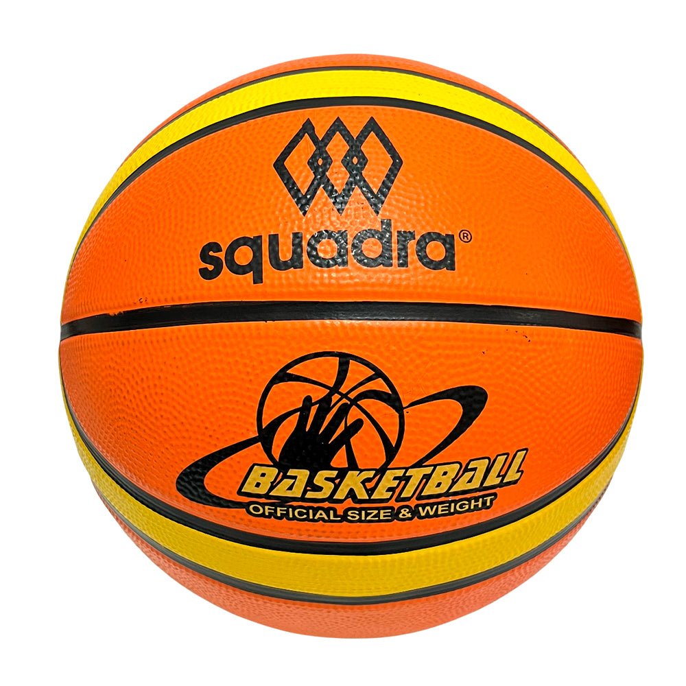 Balón de Baloncesto Squadra Tamaño 7" / Líneas Amarillas - Squadra - Titan.com.pa - 7453111864901