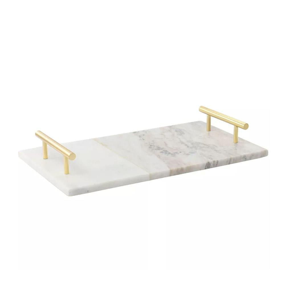 Bandeja Para Servir Gibson Rectangular de Mármol