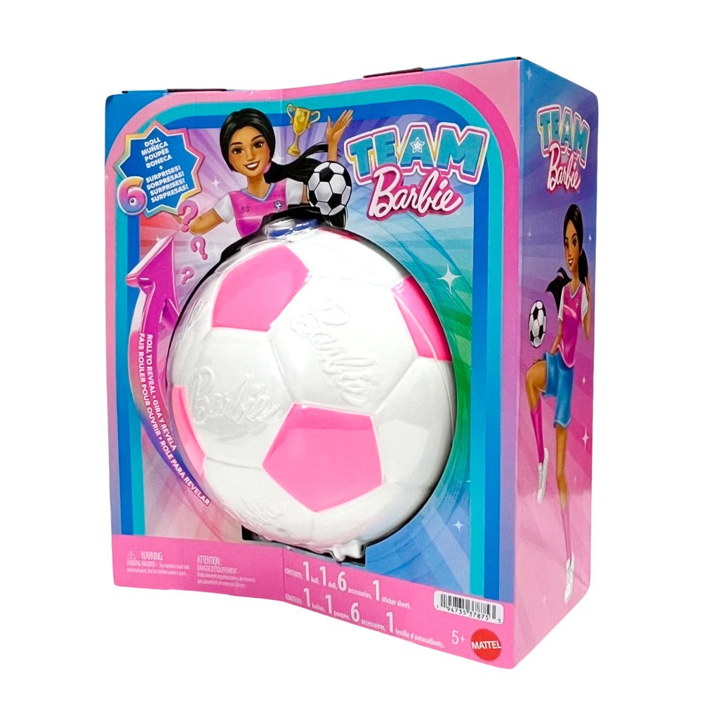 Barbie Career Burst Soccer con balón y accesorios