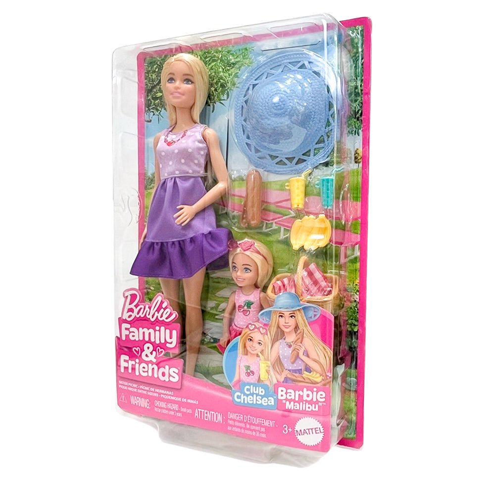 Barbie Malibu y Chelsea Picnic Day con accesorios
